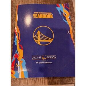 GOLDEN STATE WARRIORS 2022 2023 YEARBOOK PROGRAM NBA CHAMPIONS 192 PGS CURRY